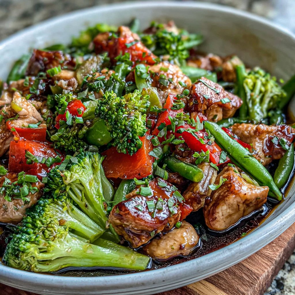 Turkey Stir-Fry with Asian Veggies