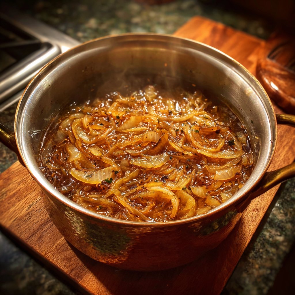 Slow Simmered Onion Boil
