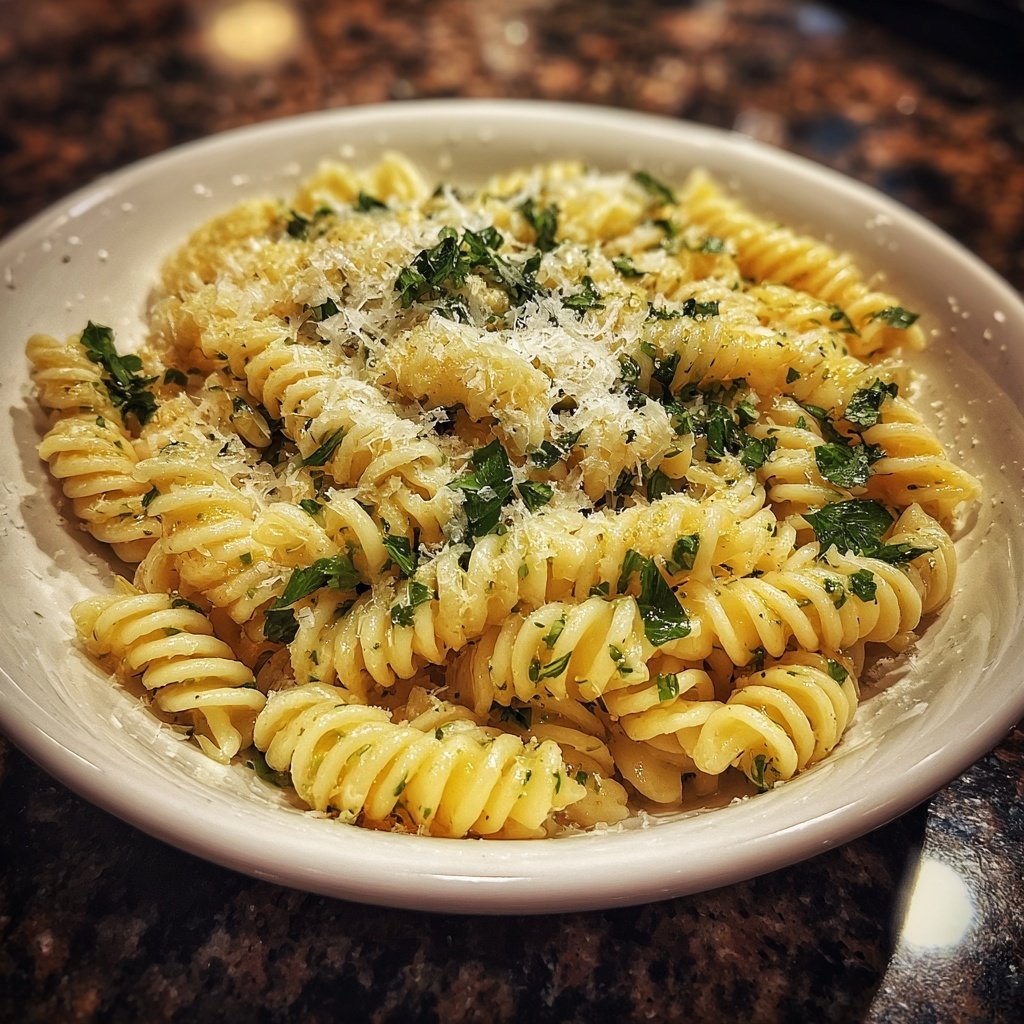 Quick Garlic Butter Pasta