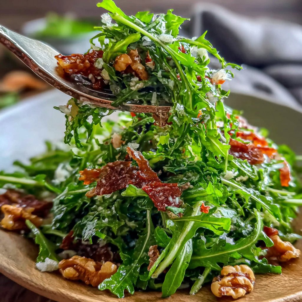 Dandelion Greens and Walnut Salad