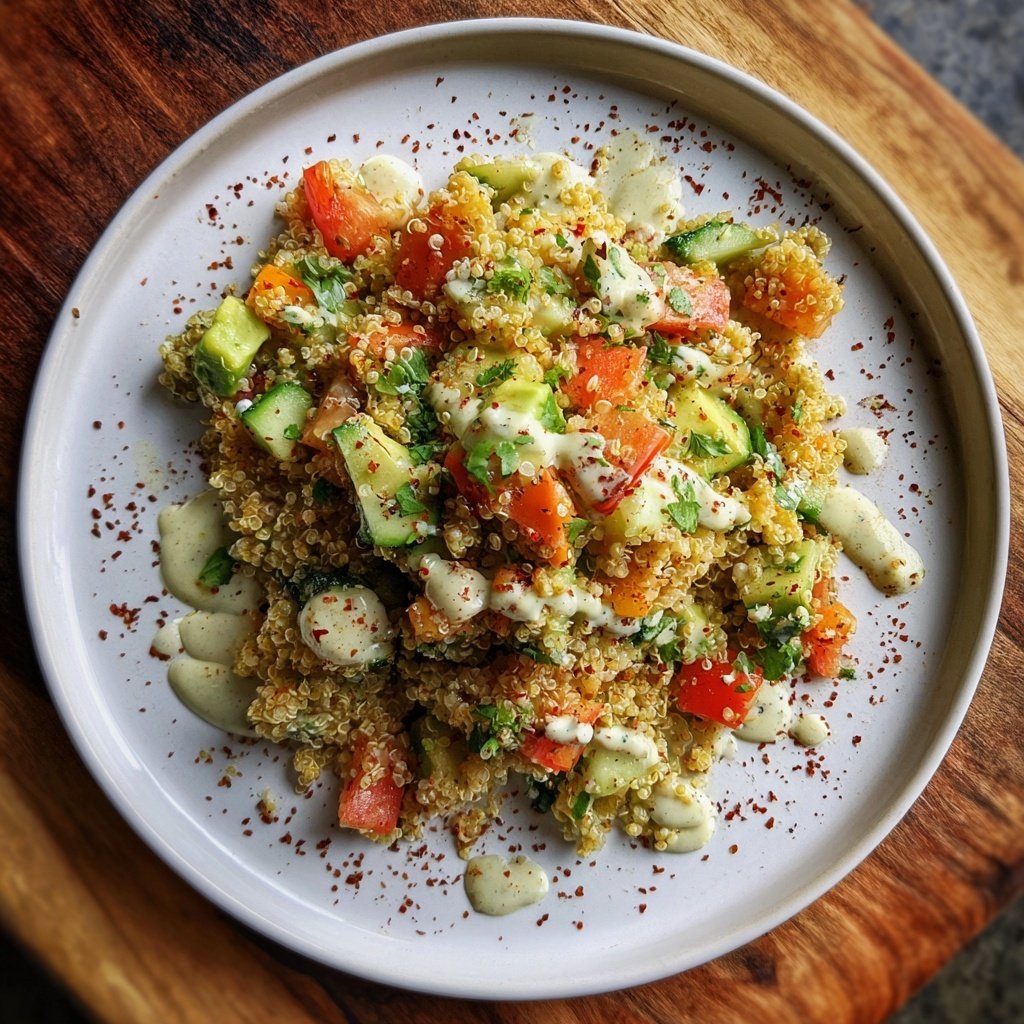 Healthy Avocado Quinoa Salad
