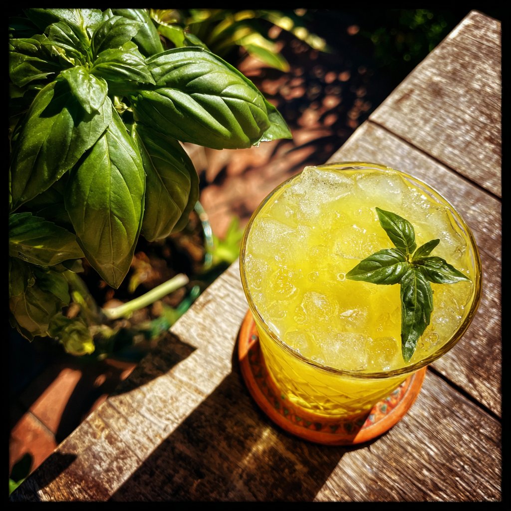 Pineapple Basil Refresher