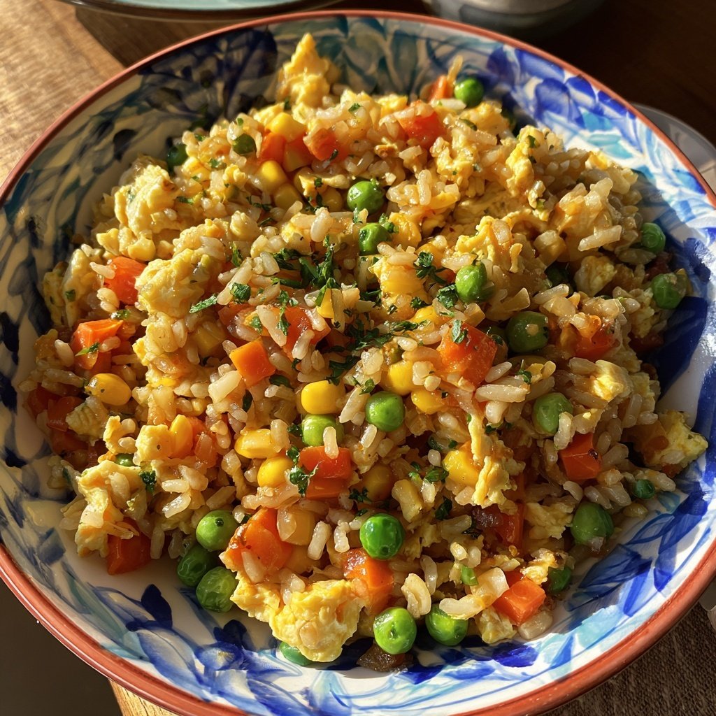 Quick 10 Minute Egg Fried Rice