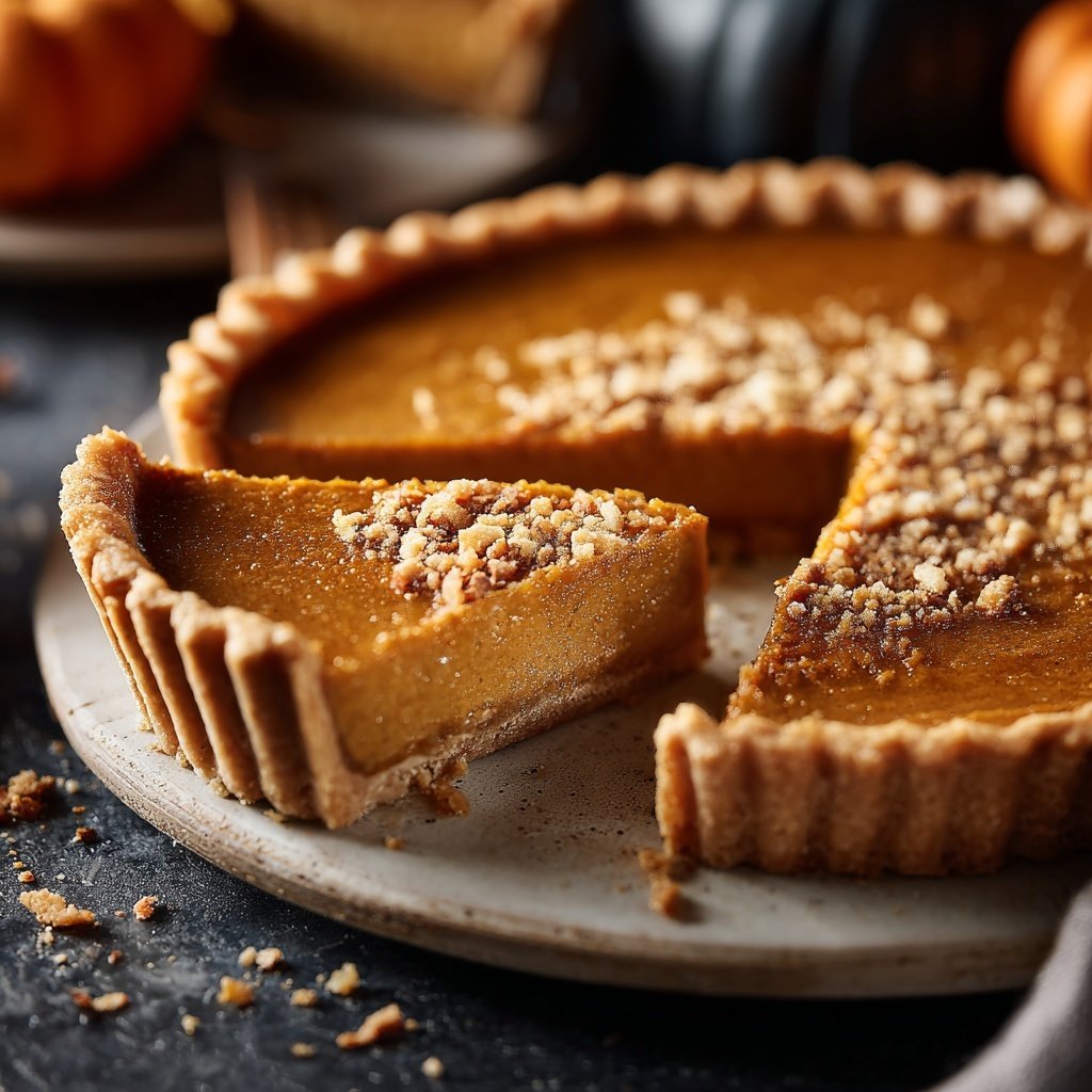 Festive Spiced Pumpkin Pie