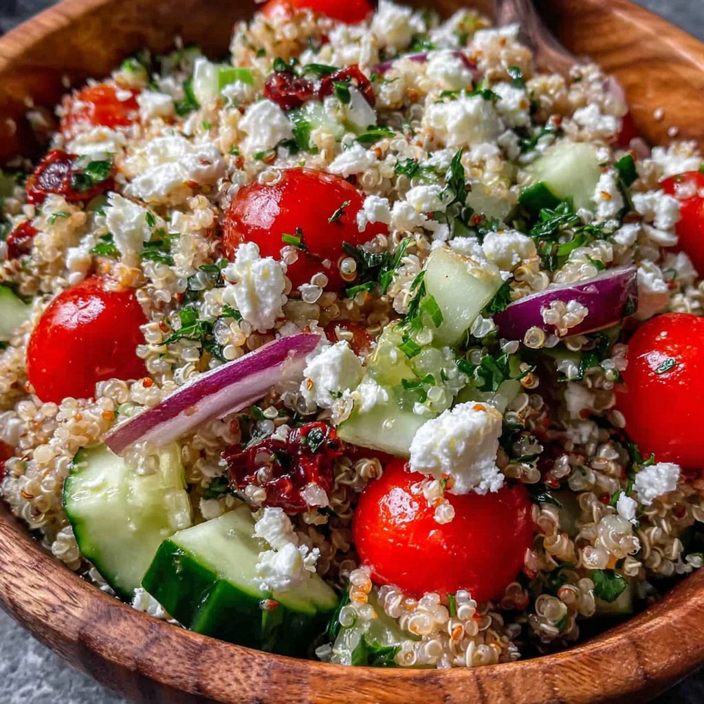 Mediterranean Quinoa Spring Salad